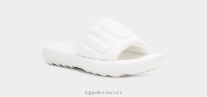 mini tobogán blanco brillante mujer UGG 4VBT491