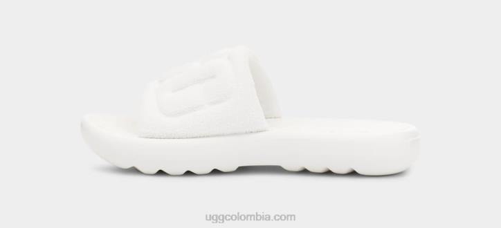 mini tobogán blanco brillante mujer UGG 4VBT491