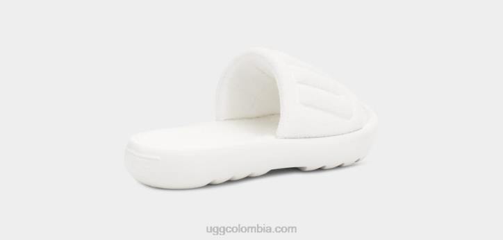 mini tobogán blanco brillante mujer UGG 4VBT491