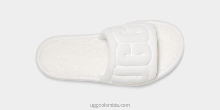 mini tobogán blanco brillante mujer UGG 4VBT491