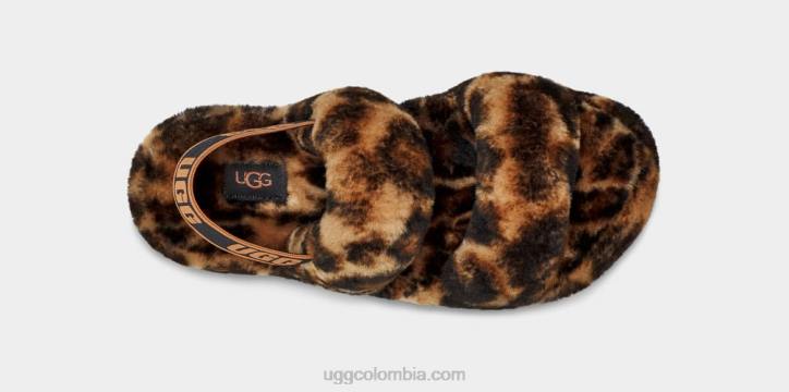 oh sí estampado de pantera caramelo de azúcar con mantequilla mujer UGG 4VBT814