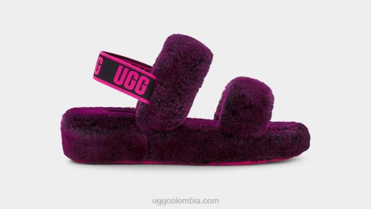 oh sí negro/rosa mujer UGG 4VBT786