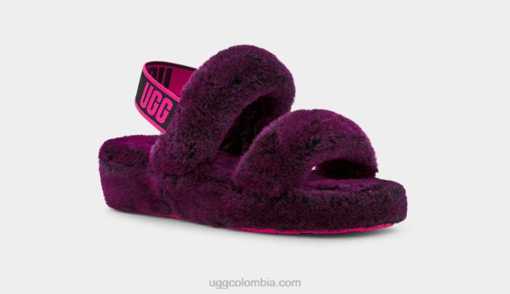 oh sí negro/rosa mujer UGG 4VBT786