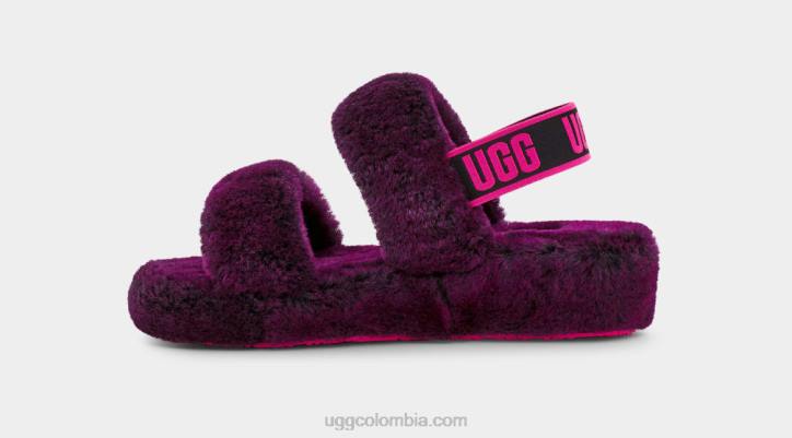 oh sí negro/rosa mujer UGG 4VBT786