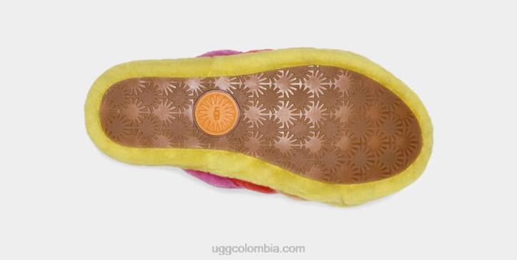 orgullo pelusa sí diapositiva orgullo arcoiris amarillo mujer UGG 4VBT838