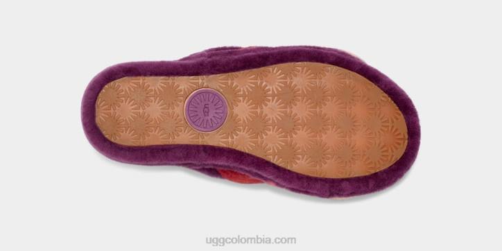 pelusa sí diapositiva ombre ciruela dulce multi mujer UGG 4VBT827