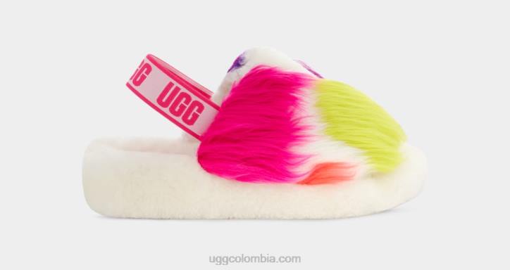 pelusa sí lugares de fiesta blanco mujer UGG 4VBT823