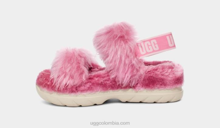sandalia de azúcar de pelusa rosa mujer UGG 4VBT741