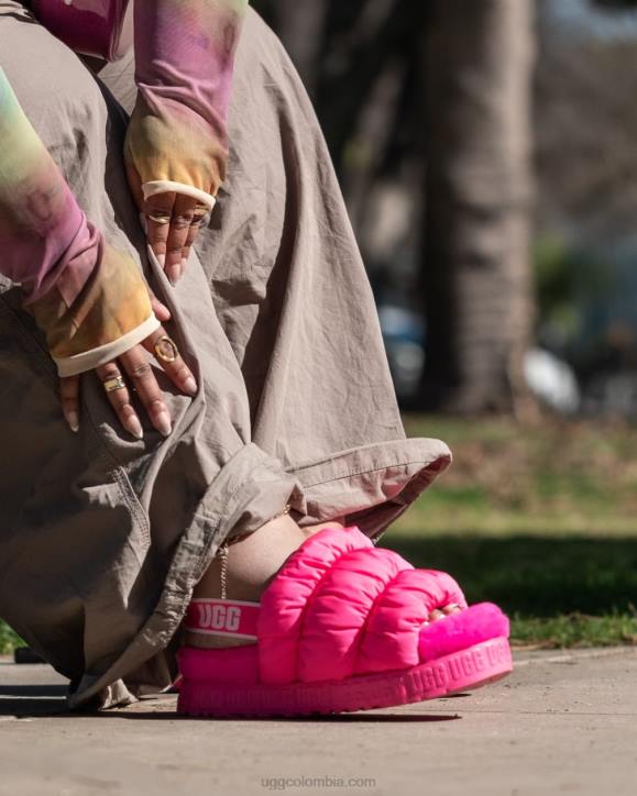 scrunchita caramelo rosa mujer UGG 4VBT535