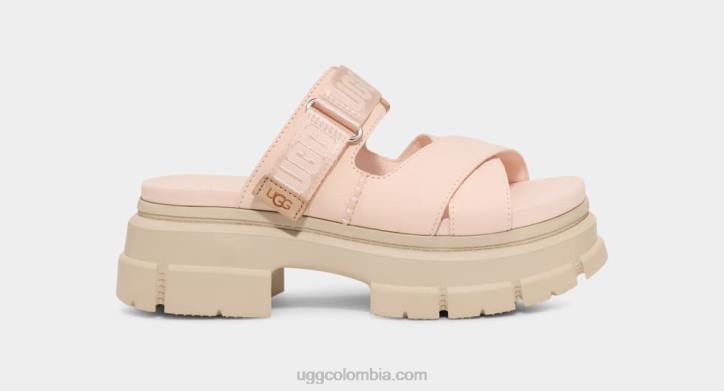 tobogán beige rosado mujer UGG 4VBT463