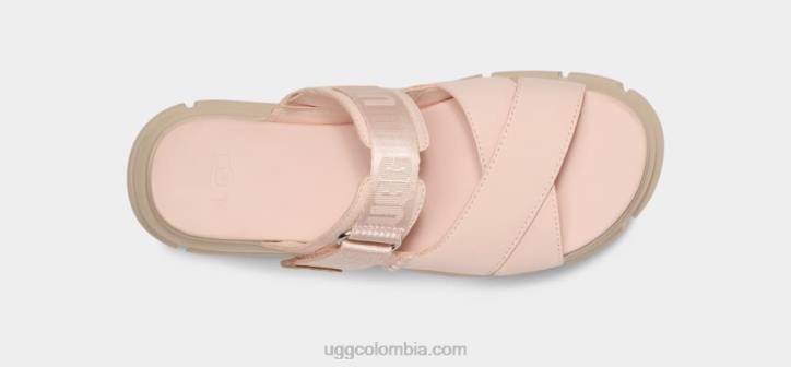 tobogán beige rosado mujer UGG 4VBT463