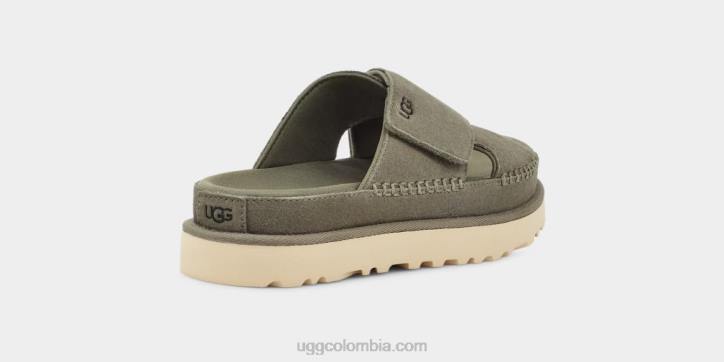 tobogán cruzado goldenstar Musgo Verde mujer UGG 4VBT438
