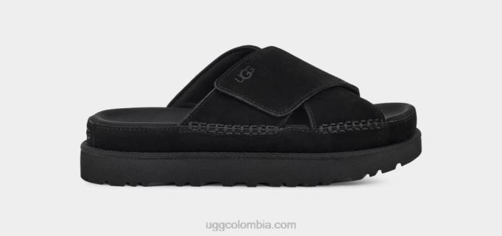 tobogán cruzado goldenstar negro mujer UGG 4VBT439