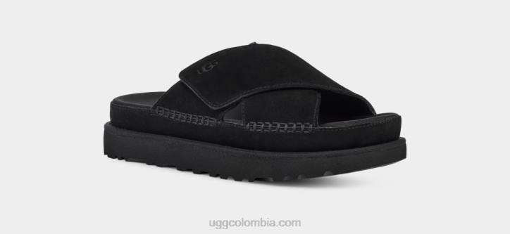 tobogán cruzado goldenstar negro mujer UGG 4VBT439