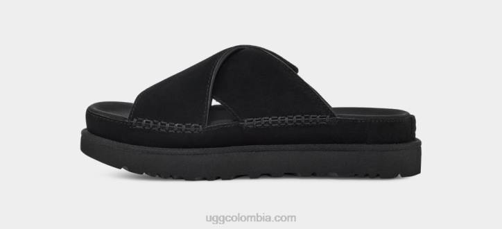 tobogán cruzado goldenstar negro mujer UGG 4VBT439