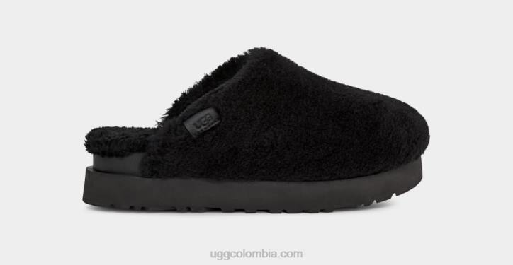 tobogán de azúcar fuzz negro mujer UGG 4VBT2100 tobogán de azúcar fuzz negro mujer UGG 4VBT2100