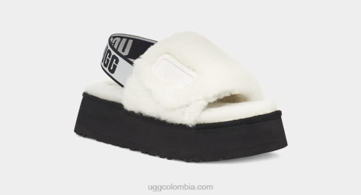 tobogán de discoteca blanco mujer UGG 4VBT77