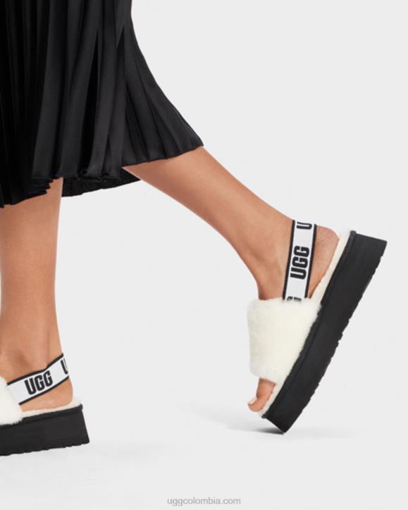 tobogán de discoteca blanco mujer UGG 4VBT77