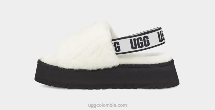 tobogán de discoteca blanco mujer UGG 4VBT77