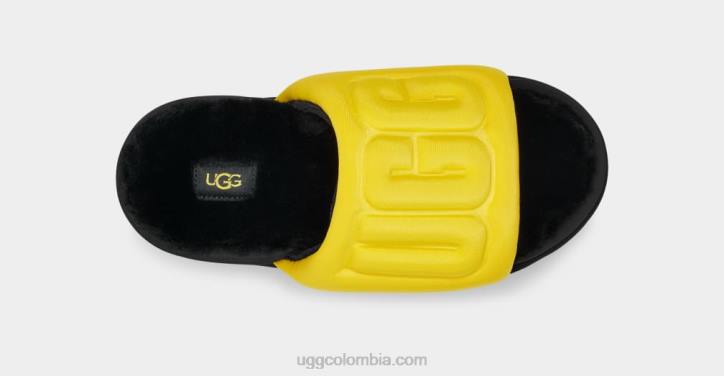 tobogán gráfico maxi canario/negro mujer UGG 4VBT757