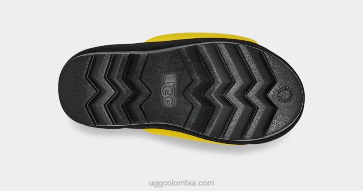 tobogán gráfico maxi canario/negro mujer UGG 4VBT757