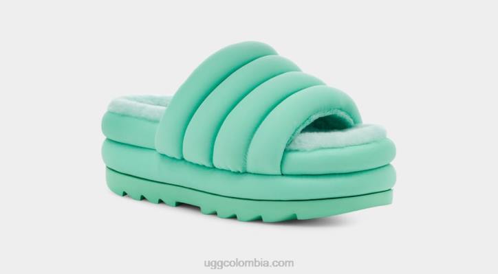 tobogán maxi esmeralda pálida mujer UGG 4VBT764