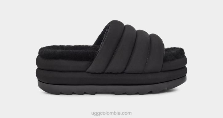 tobogán maxi negro mujer UGG 4VBT761