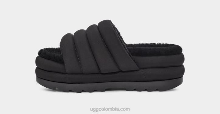 tobogán maxi negro mujer UGG 4VBT761