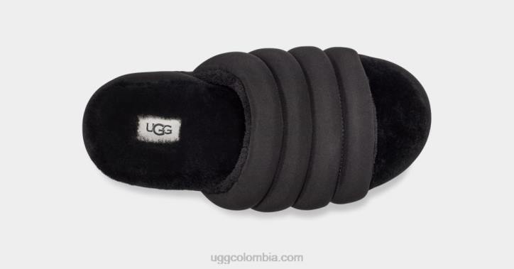 tobogán maxi negro mujer UGG 4VBT761