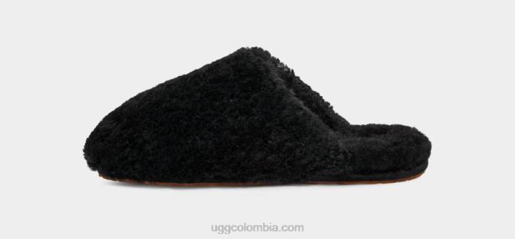 tobogán maxi rizado negro mujer UGG 4VBT585