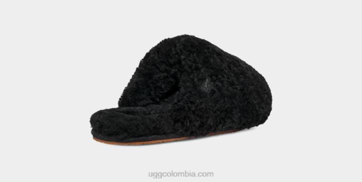 tobogán maxi rizado negro mujer UGG 4VBT585