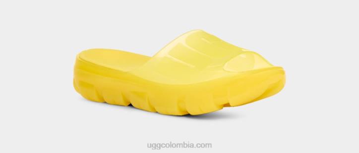 tobogán transparente jella amarillo soleado mujer UGG 4VBT401