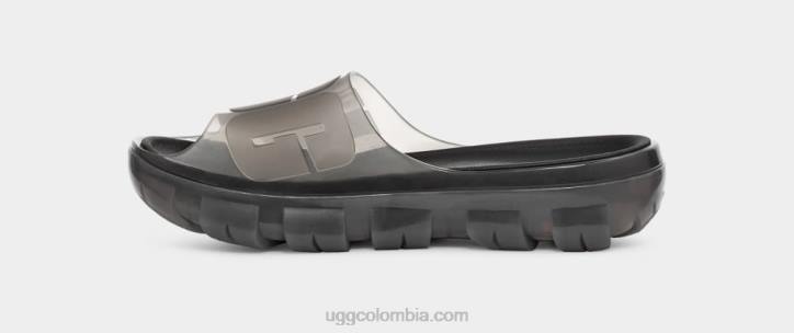tobogán transparente jella negro mujer UGG 4VBT402