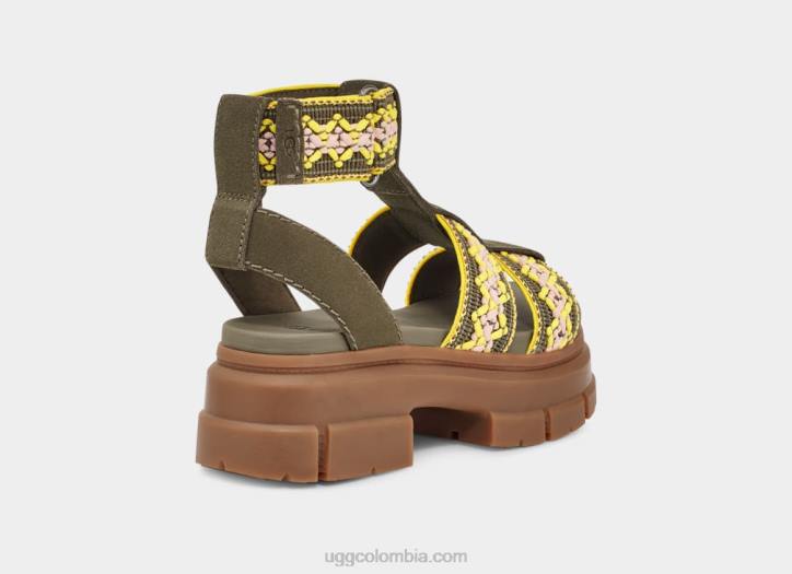 trenza herencia ashton aceituna quemada mujer UGG 4VBT502