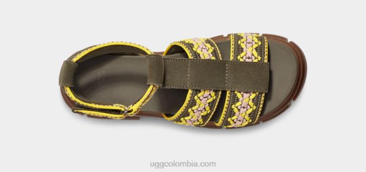 trenza herencia ashton aceituna quemada mujer UGG 4VBT502