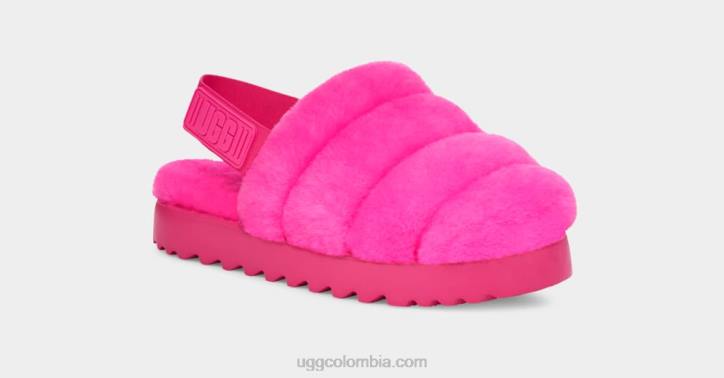 zapatilla súper pelusa caramelo rosa mujer UGG 4VBT803