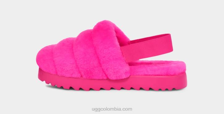 zapatilla súper pelusa caramelo rosa mujer UGG 4VBT803