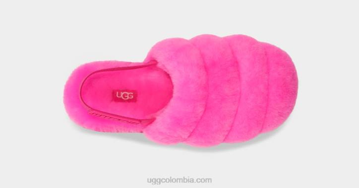 zapatilla súper pelusa caramelo rosa mujer UGG 4VBT803