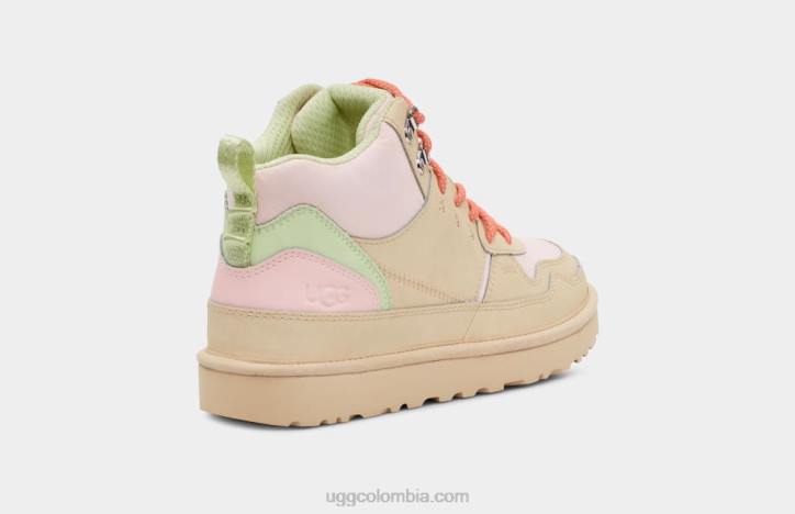 cuero highland hi heritage rosa pastel mujer UGG 4VBT677