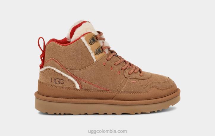 gamuza highland hi heritage ante castaño/rojo fuego mujer UGG 4VBT13