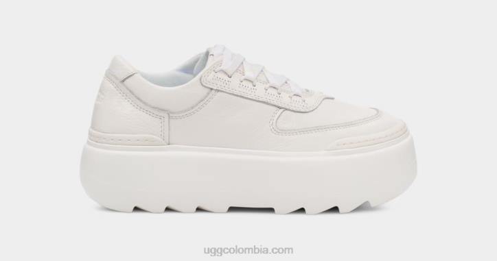 marin mega encaje blanco brillante mujer UGG 4VBT484