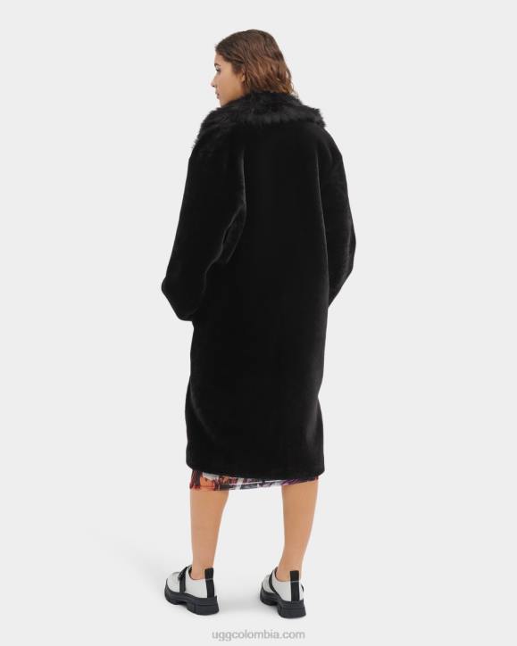 abrigo de piel de oveja audree negro mujer UGG 4VBT163