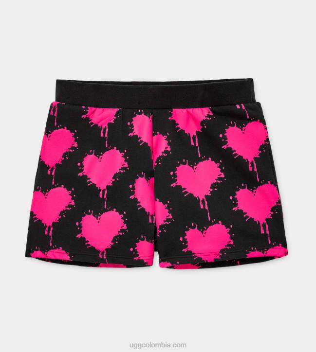noni corto negro/rosa chicloso mujer UGG 4VBT180