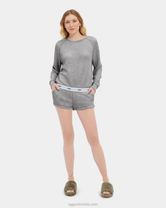 pantalones cortos albinos brezo gris mujer UGG 4VBT1286