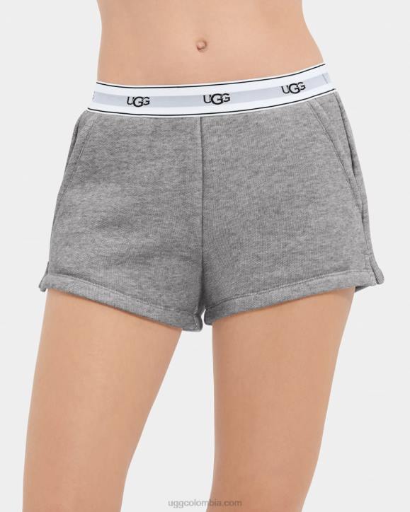 pantalones cortos albinos brezo gris mujer UGG 4VBT1286
