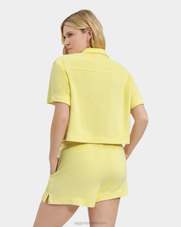 camisa saniyah de manga corta con botones panal mujer UGG 4VBT910