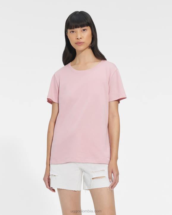 camiseta arcilla rosa mujer UGG 4VBT90