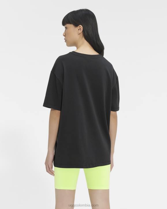 camiseta con logo jacqueline negro/carbón mujer UGG 4VBT1321