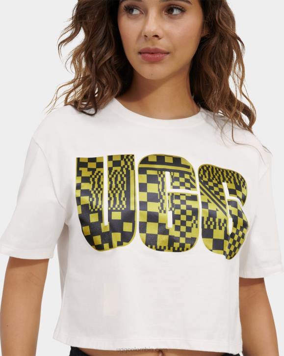 camiseta corta thahlia con logo nimbo mujer UGG 4VBT1082