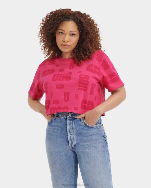 camiseta recortada britany scatter rábano mujer UGG 4VBT2287